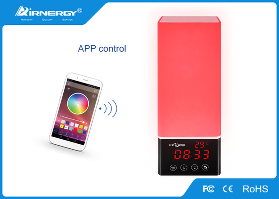 Red Led Wireless Speakers / Outdoor Lights With Bluetooth Speakers Energy Saving