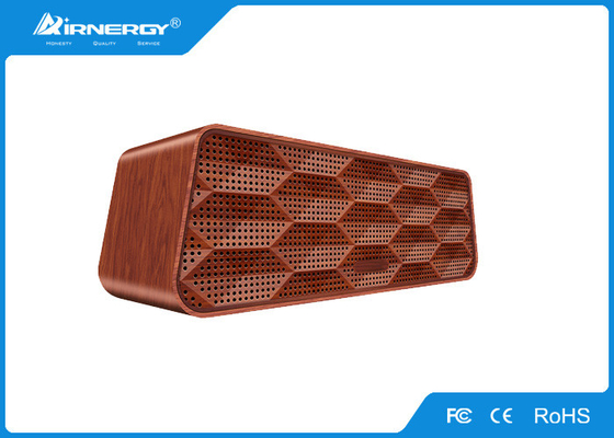 Multi Function Home Bluetooth Speakers For Android Phone , Wood Shell
