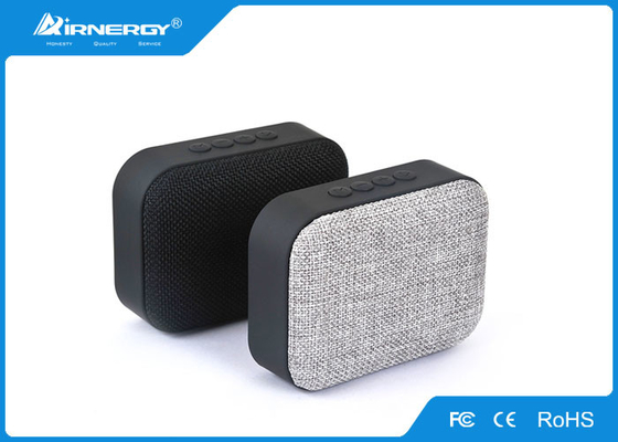 Gray Cloth Portable Mp3 Player With Speaker , Wireless Bluetooth Subwoofer