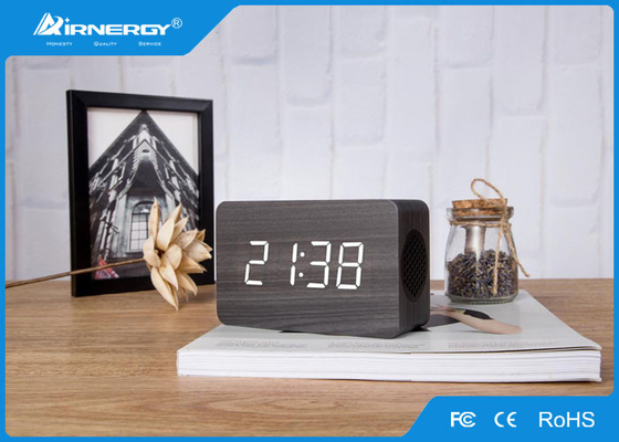 Rechargeable Wooden Wireless Speakers Stereo Hifi For Indoor , 1500mAH Battery